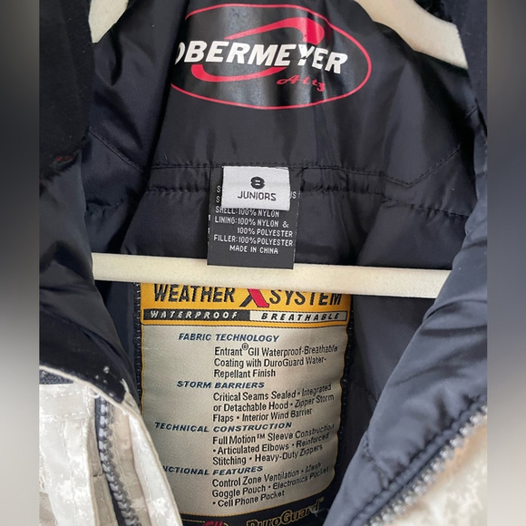 Obermeyer, juniors 8, possibly women’s XS, hooded snowboard outdoor coat camo - Picture 4 of 8